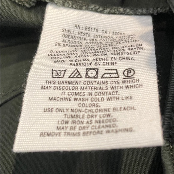 Anthropologie Olive Skinny Pants with Floral Belt - Picture 8 of 8